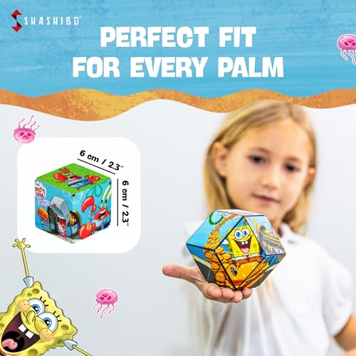 SHASHIBO Magnetic Puzzle Cube: Spongebob Squarepants - Krusty Krab - for just $24.99! 