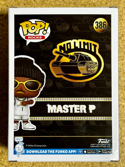 Master P Signed Funko Pop! Rocks #386 No Limits 2024 Make Em Say Uhh With JSA COA - for just $175! 