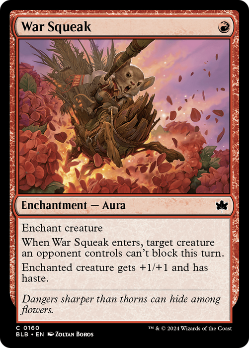 War Squeak (BLB-160) - Bloomburrow - for just $0.01! 
