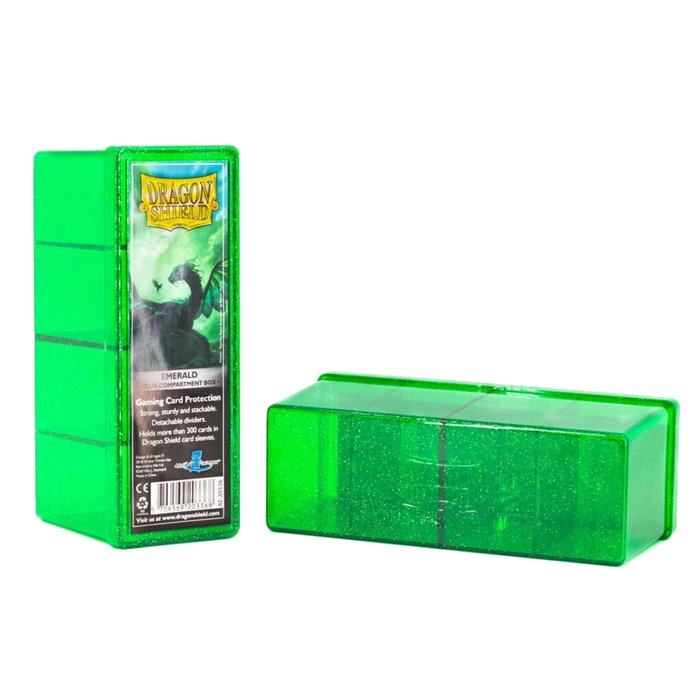 Dragon Shield: Four-Compartment Deck Box - Emerald - Just $0! Shop now at Retro Gaming of Denver