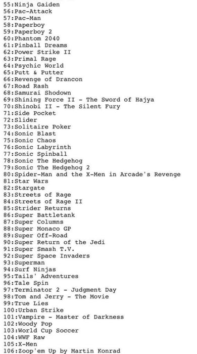 106 in 1 Sega Genesis Mega Drive GBA Video Game Cartridge - for just $19.99! 