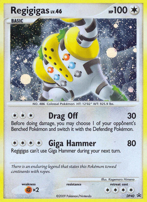 Regigigas (DP40) [Diamond & Pearl: Black Star Promos] - for just $7.40! 