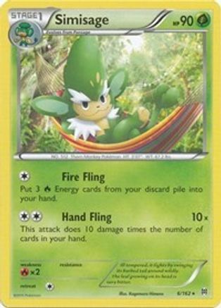 Simisage 006/162 - XY  BREAKthrough - for just $0.12! 