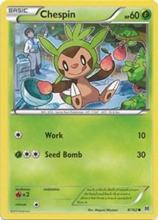 Chespin 008/162 - XY  BREAKthrough - for just $0.16! 