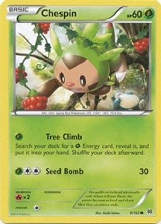 Chespin 009/162 - XY  BREAKthrough - for just $0.17! 