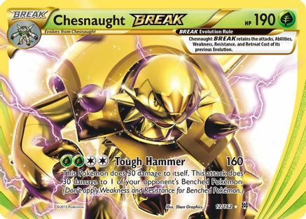 Chesnaught BREAK 012/162 - XY  BREAKthrough Holofoil - for just $0.82! 