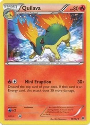 Quilava 019/162 - XY  BREAKthrough - for just $0.14! 