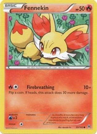 Fennekin 025/162 - XY  BREAKthrough Reverse Holofoil - for just $0.10! 