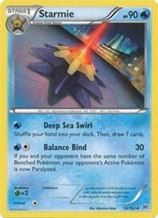 Starmie 030/162 - XY  BREAKthrough - for just $0.09! 
