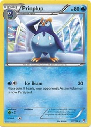 Prinplup 037/162 - XY  BREAKthrough Reverse Holofoil - for just $0.28! 
