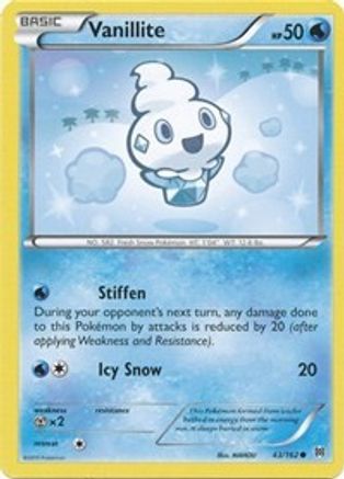 Vanillite 043/162 - XY  BREAKthrough - for just $0.09! 
