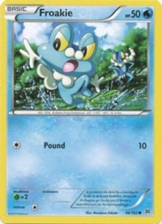 Froakie 046/162 - XY  BREAKthrough Reverse Holofoil - for just $0.15! 