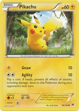 Pikachu 048/162 - XY  BREAKthrough - for just $0.28! 