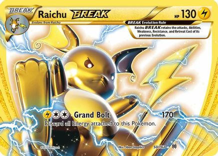 Raichu BREAK 050/162 - XY  BREAKthrough Holofoil - for just $2.47! 