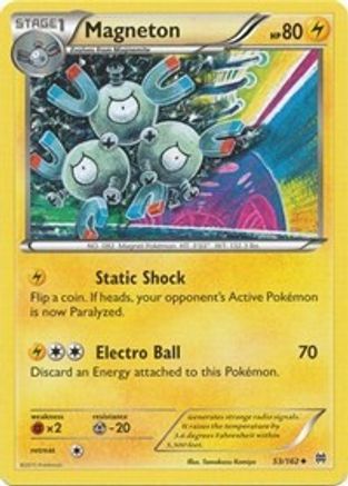 Magneton 053/162 - XY  BREAKthrough Reverse Holofoil - for just $0.34! 