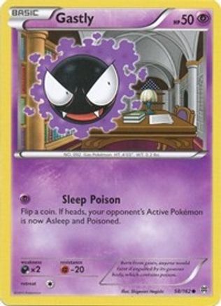 Gastly 058/162 - XY  BREAKthrough - for just $0.11! 