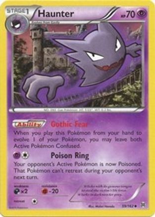 Haunter 059/162 - XY  BREAKthrough - for just $0.16! 