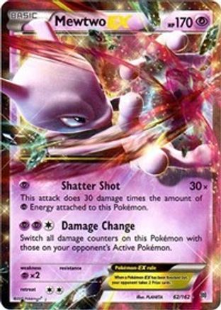Mewtwo EX 062/162 - XY  BREAKthrough Holofoil - for just $1.69! 