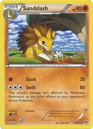 Sandslash 076/162 - XY  BREAKthrough Reverse Holofoil - for just $0.28! 