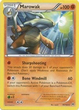 Marowak 078/162 - XY  BREAKthrough - for just $0.16! 