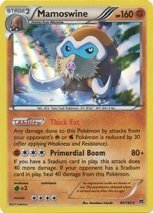 Mamoswine 082/162 - XY  BREAKthrough Reverse Holofoil - for just $0.43! 
