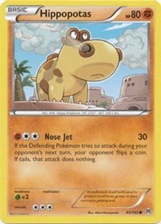 Hippopotas 083/162 - XY  BREAKthrough - for just $0.05! 