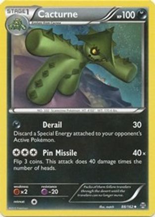 Cacturne 088/162 - XY  BREAKthrough Reverse Holofoil - for just $0.28! 
