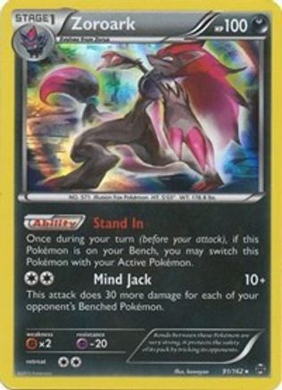 Zoroark 091/162 - XY  BREAKthrough Reverse Holofoil - for just $0.77! 