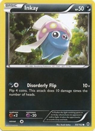 Inkay 093/162 - XY  BREAKthrough - for just $0.05! 