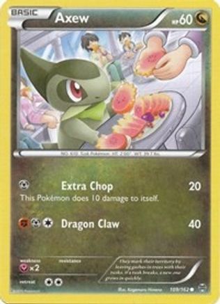 Axew 109/162 - XY  BREAKthrough - for just $0.11! 