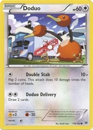 Doduo 116/162 - XY  BREAKthrough - for just $0.05! 