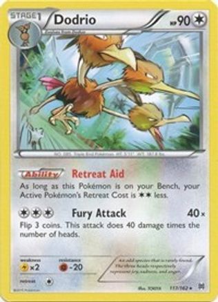 Dodrio 117/162 - XY  BREAKthrough - for just $0.12! 