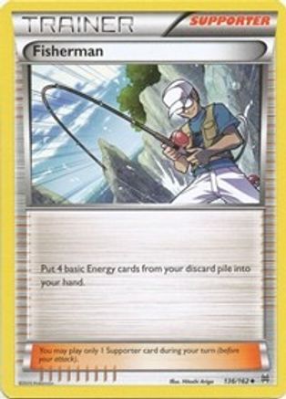 Fisherman 136/162 - XY  BREAKthrough Reverse Holofoil - for just $0.22! 
