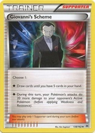 Giovanni's Scheme 138/162 - XY  BREAKthrough Reverse Holofoil - for just $0.25! 
