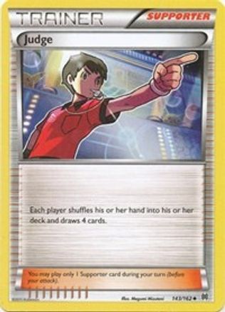 Judge 143/162 - XY  BREAKthrough Reverse Holofoil - for just $0.25! 