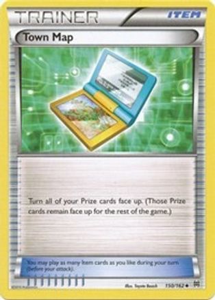 Town Map 150/162 - XY  BREAKthrough - for just $1.07! 