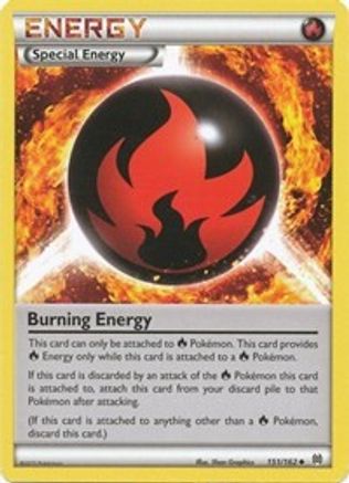 Burning Energy 151/162 - XY  BREAKthrough - for just $0.46! 