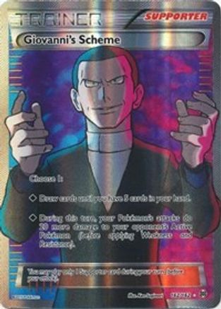 Giovanni's Scheme (Full Art) 162/162 - XY  BREAKthrough Holofoil - for just $6.43! 