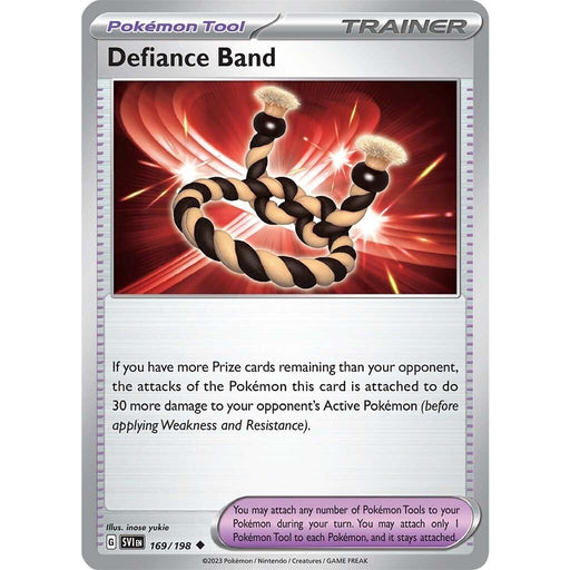 Defiance Band (169/198) [Scarlet & Violet: Base Set] - Just $0.05! Shop now at Retro Gaming of Denver