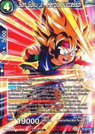 Son Goku Jr., Heroic Successor (Power Booster) (P-147) [Promotion Cards] - for just $0.15! 