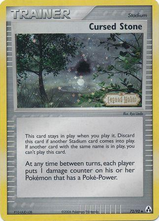 Cursed Stone (72/92) (Stamped) [EX: Legend Maker] - for just $5.45! 