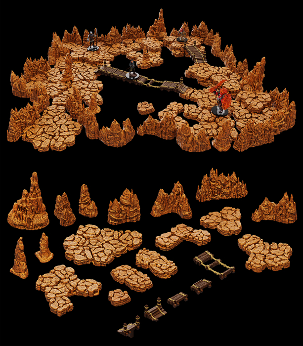 WarLock Tiles: Base Set - Caverns - for just $129.99! 