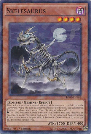 Skelesaurus [BP03-EN108] Shatterfoil Rare - for just $0.15! 