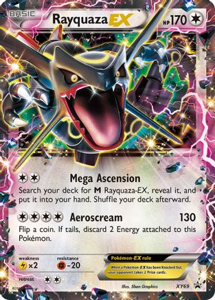 Rayquaza EX (Shiny) XY69/211 - XY Promos Holofoil - for just $15.50! 
