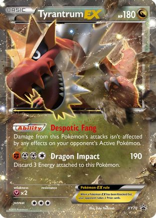 Tyrantrum EX XY70/211 - XY Promos Holofoil - for just $5.46! 