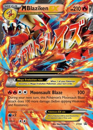 M Blaziken EX XY86/211 - XY Promos Holofoil - for just $19.31! 
