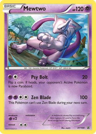 Mewtwo XY100/211 - XY Promos Holofoil - for just $2.23! 