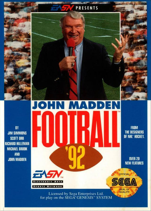 John Madden Football '92 (Sega Genesis) - for just $0! 