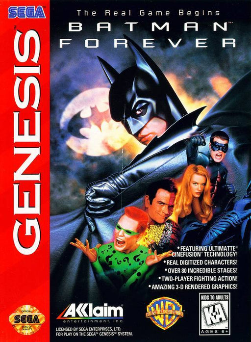 Batman Forever (Sega Genesis) - for just $0! 