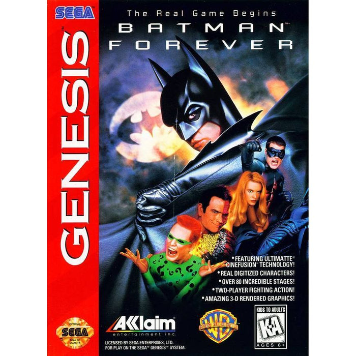 Batman Forever (Sega Genesis) - Just $0! Shop now at Retro Gaming of Denver